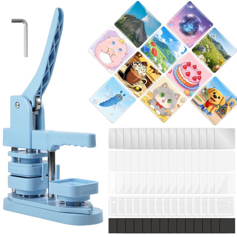 55MM 50MM 100 — Badge Machine (Blue)