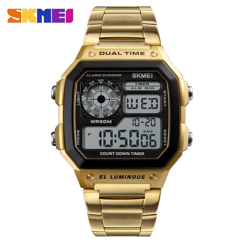 SKMEI 1335GD — Electronic Watch (Gold)