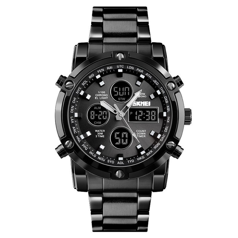 SKMEI 1389BK — Electronic Watch (Black)