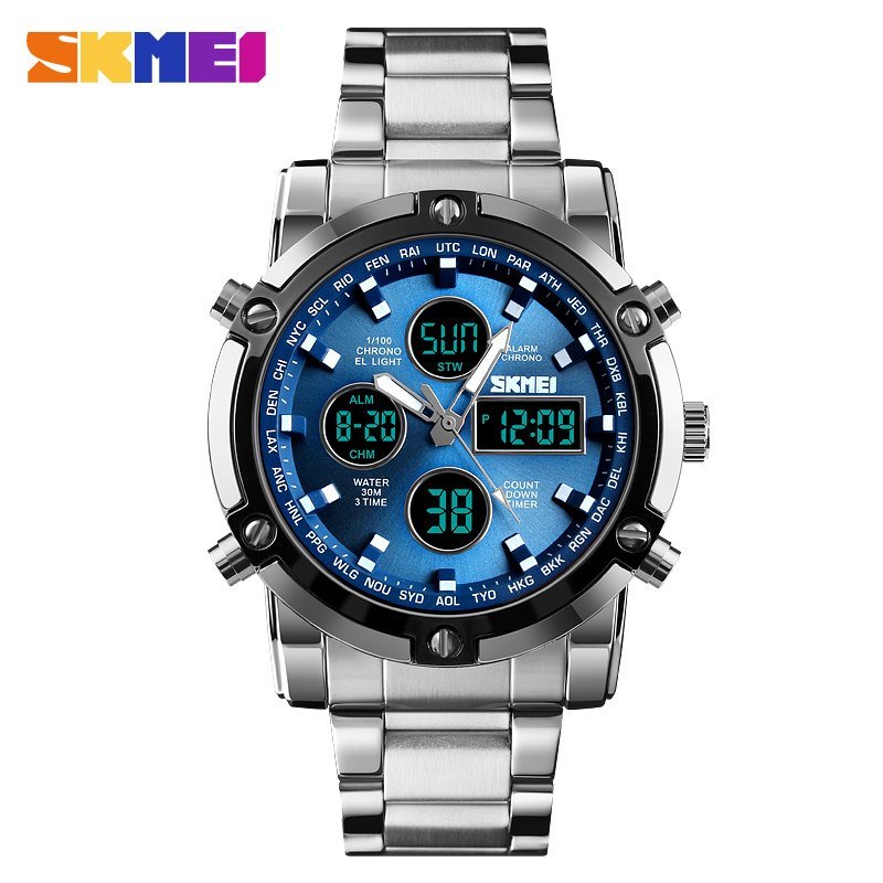 SKMEI 1389BU — Electronic Watch (Blue)