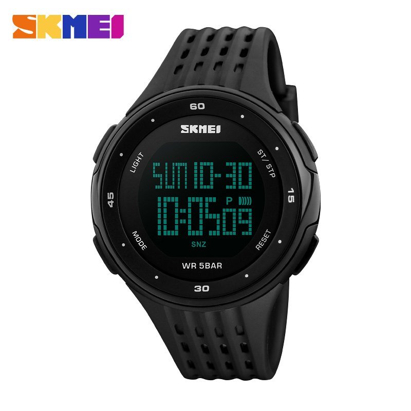 SKMEI 1219BK — Electronic Watch (Black)