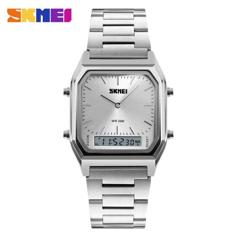 SKMEI 1220SI — Quartz Watch (Silver)