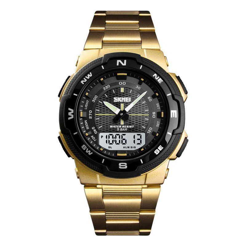 SKMEI 1370GD — Electronic Watch (Gold)