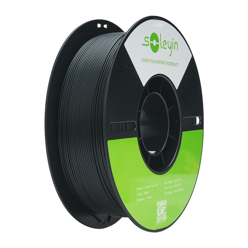 Creality Soleyin Ultra PLA 1.75mm 线径 1kg(黑黑 2kg)