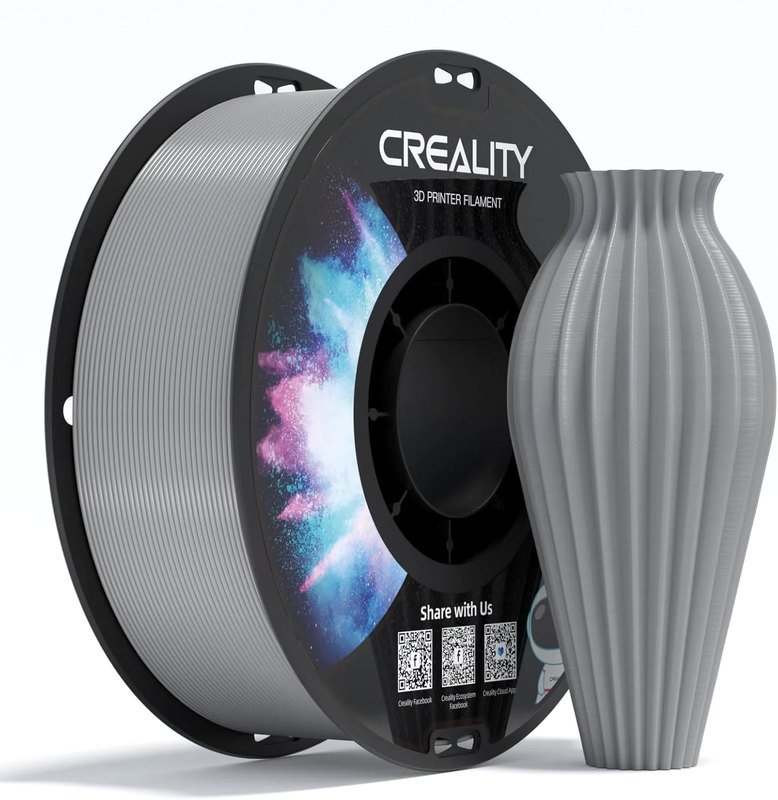 Creality CR PETG 1.75mm 1kg 无卷盘 黑白盒(灰色)