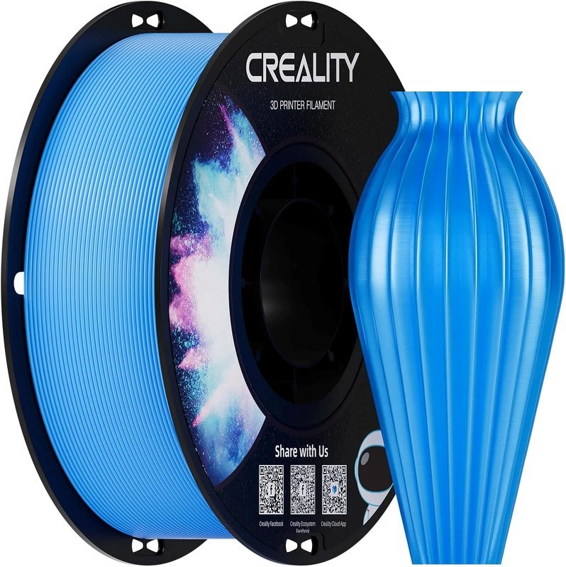 Creality CR PETG 1.75mm 1kg 无卷盘 黑白盒(科技蓝)