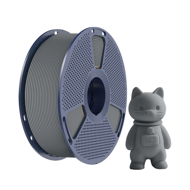 灰色3D打印机耗材线材卷