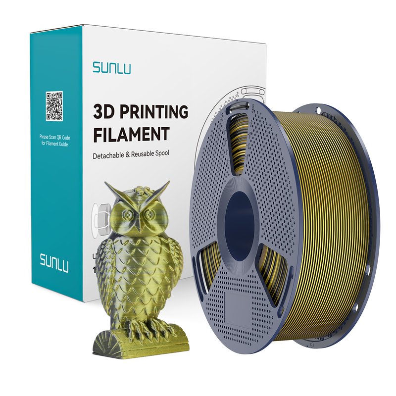 SUNLU 双色3D打印耗材 黑金色