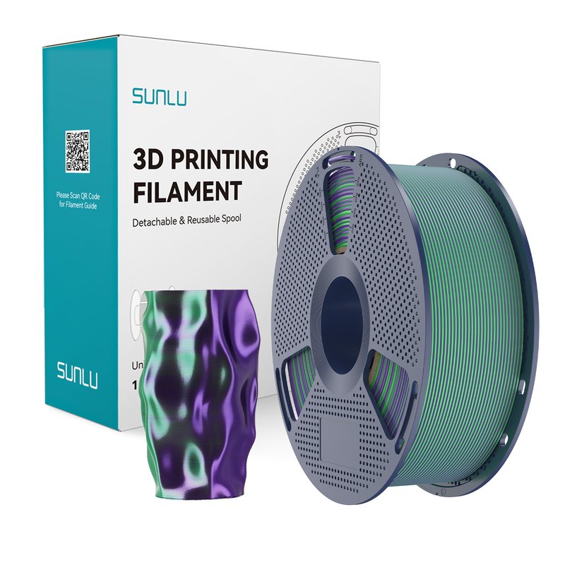 SUNLU 多色3D打印耗材 绿紫色