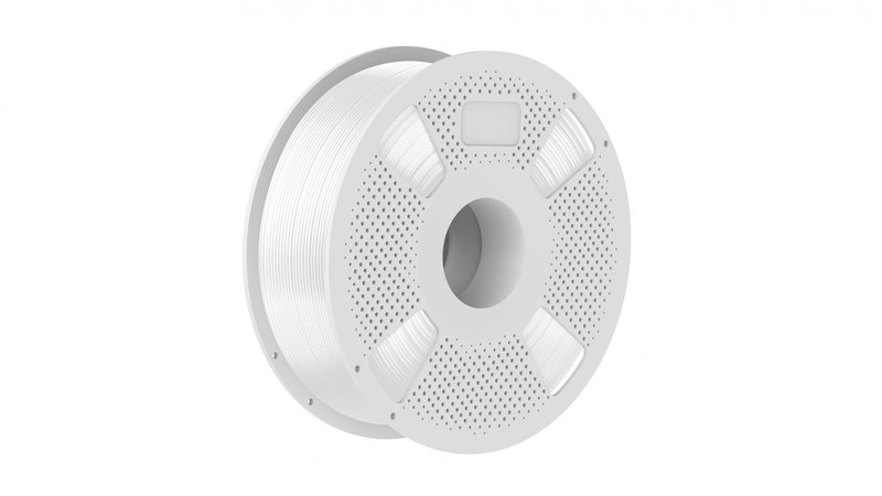 丝绸白色光泽3D打印耗材线卷 1kg