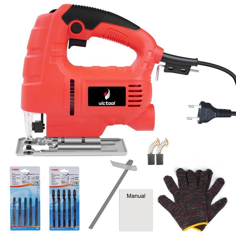 (6 110V 10 Victool — Jigsaw (Red)