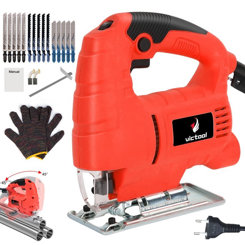 (6 110V 15 Victool — Jigsaw (Red)