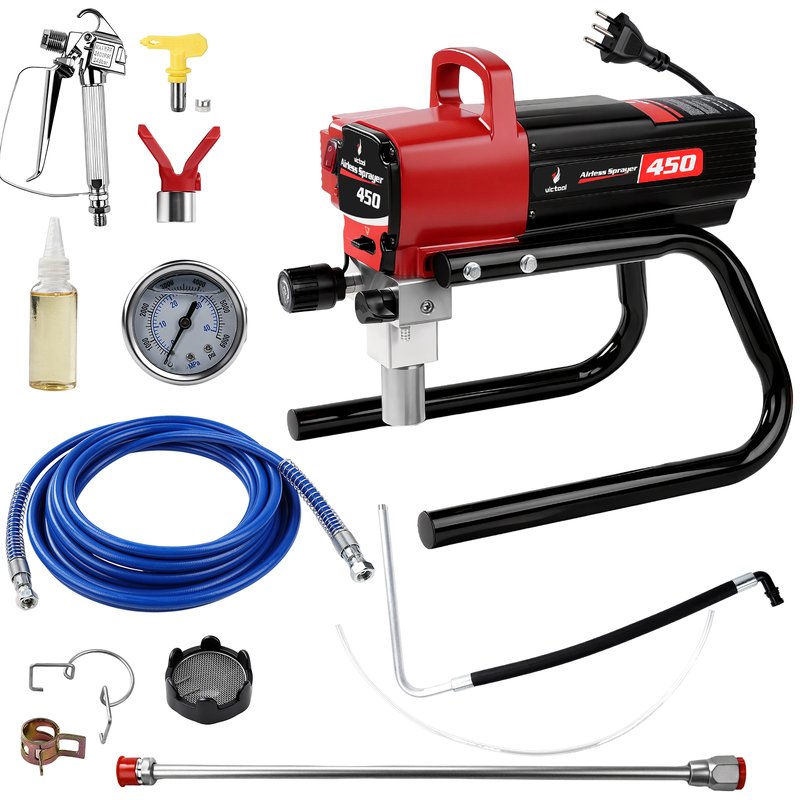 VICTOOL 450 电动无气喷涂机套装