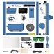 ATOMSTACK A20 Pro 20W Laser Engraver with F30 Pro Air Assist Kit, 100-240V