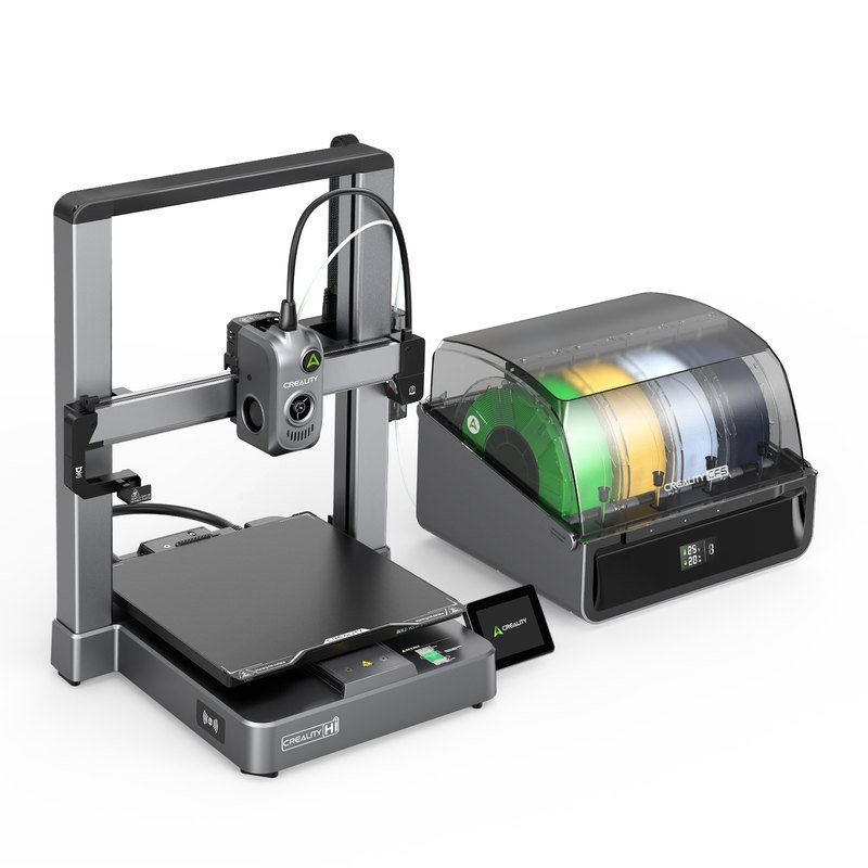 Creality Hi Combo 高速3d打印机配多色料盒 最高支持600mm/s 4色打印