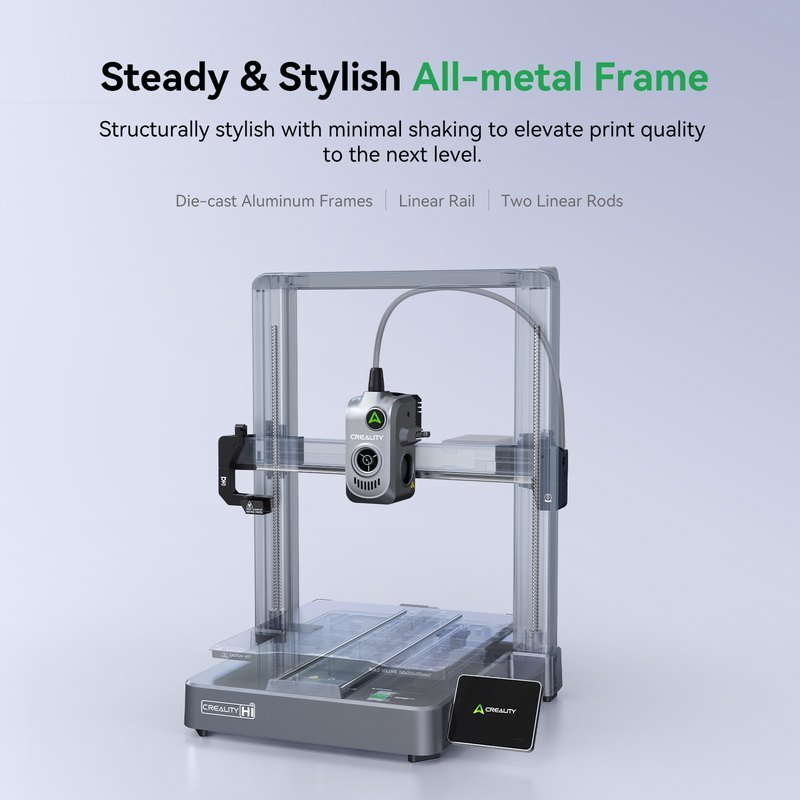 Creality Hi 3d打印机 600mm/s高速打印 支持CFS，最高支持16色打印