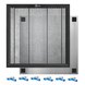 Creatorally Modular Aluminium Honeycomb Bed 400x400x22 mm, 7.5 mm Cell (Black)