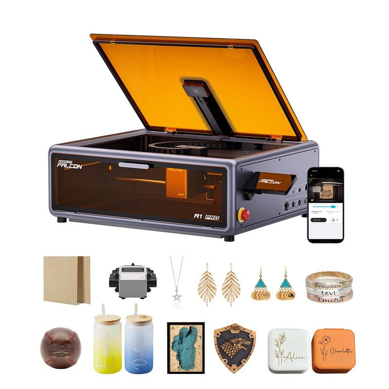 Creality Falcon A1 PRO 20W — Engraving Machine (Gray)