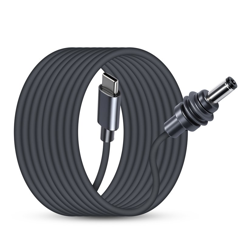 USB-C to DC Barrel Plug Power Cable Long