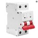 GYM10 MCB 400VAC C 2P 63A 3KA - Circuit Breaker (Red)
