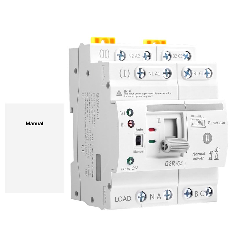G2R-63 Dual Power Automatic Transfer Switch 63A