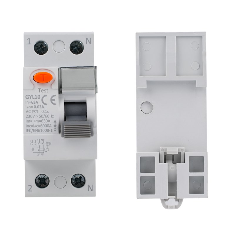 GYL10 2P 63A 30mA RCCB Residual Current Circuit Breaker